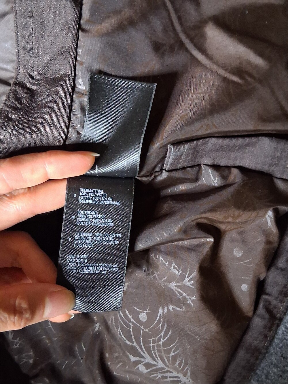The North Face Prodigy 600 Down Ski Jacket Puffer Coat Hooded Brown Womens M - Picture 15 of 16